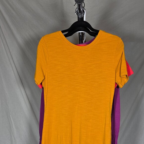 Joan Rivers Regular Sharkbite Hem Slub Jersey Midi Dress - Picture 1 of 2
